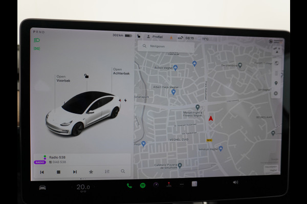 Tesla Model 3 Long Range 75kWh 463PK FSD-Full Self Driving Computer-3 Premium Audio 4wd  18" Lmv AutoPilot Panoramadak Camera's Leder Adaptive Stoel en achterbank verwarming Keyless Electr.Stoelen+Memory+Easy-Entry WiFi Origineel Nederlandse auto Grootste accu, Tot 16,5kwh thuis laden.