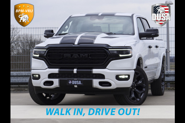 Dodge Ram | 1500 | Limited | 5.7 V8 | HEMI E-torque | Night Edition | Panoramadak  | Luchtvering | RAMBOX | Getoonde accessoires zijn verkrijgbaar tegen meerprijs