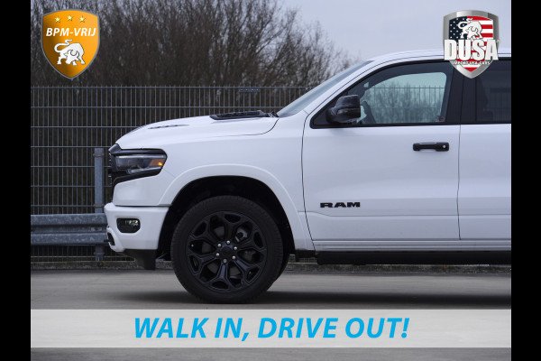 Dodge Ram | 1500 | Limited | 5.7 V8 | HEMI E-torque | Night Edition | Panoramadak  | Luchtvering | RAMBOX | Getoonde accessoires zijn verkrijgbaar tegen meerprijs