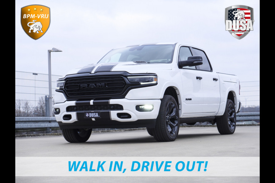 Dodge Ram | 1500 | Limited | 5.7 V8 | HEMI E-torque | Night Edition | Panoramadak  | Luchtvering | RAMBOX | Getoonde accessoires zijn verkrijgbaar tegen meerprijs