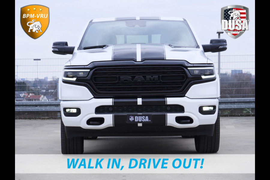 Dodge Ram | 1500 | Limited | 5.7 V8 | HEMI E-torque | Night Edition | Panoramadak  | Luchtvering | RAMBOX | Getoonde accessoires zijn verkrijgbaar tegen meerprijs