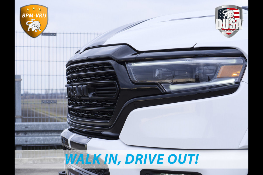 Dodge Ram | 1500 | Limited | 5.7 V8 | HEMI E-torque | Night Edition | Panoramadak  | Luchtvering | RAMBOX | Getoonde accessoires zijn verkrijgbaar tegen meerprijs