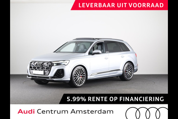 Audi Q7 55 TFSI e quattro Pro Line S Panoramadak, comfortsleutel, trekhaak, optiekpakket zwart plus, Bang&Olufsen soundsysteem, assistentiepakket tour, assistentiepakket parking plus