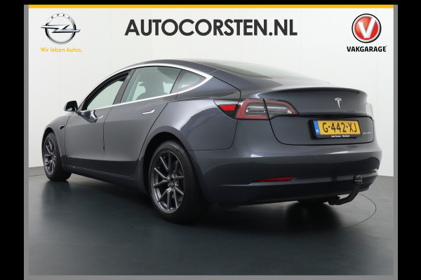 Tesla Model 3 Long Range 75kWh 463PK FSD-Full Self Driving Computer-3 Premium Audio 4wd  18" Lmv AutoPilot Panoramadak Camera's Leder Adaptive Stoel en achterbank verwarming Keyless Electr.Stoelen+Memory+Easy-Entry WiFi Origineel Nederlandse auto Grootste accu, Tot 16,5kwh thuis laden.