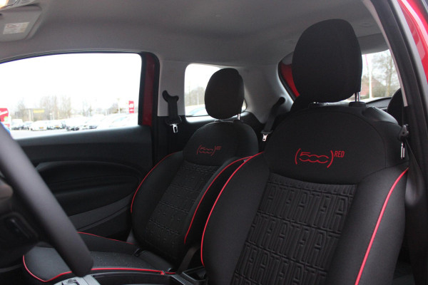 Fiat 500E RED 95PK 24 kWh | NAVIGATIE | APPLE CARPLAY/ANDROID AUTO | LANE ASSIST | CRUISE CONTROL | CLIMATE CONTROL | DAB+ RADIO | NIEUWE AUTO! |