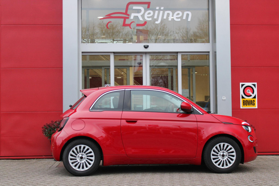 Fiat 500E RED 95PK 24 kWh | NAVIGATIE | APPLE CARPLAY/ANDROID AUTO | LANE ASSIST | CRUISE CONTROL | CLIMATE CONTROL | DAB+ RADIO | NIEUWE AUTO! |
