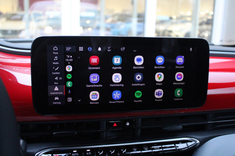 Fiat 500E RED 95PK 24 kWh | NAVIGATIE | APPLE CARPLAY/ANDROID AUTO | LANE ASSIST | CRUISE CONTROL | CLIMATE CONTROL | DAB+ RADIO | NIEUWE AUTO! |