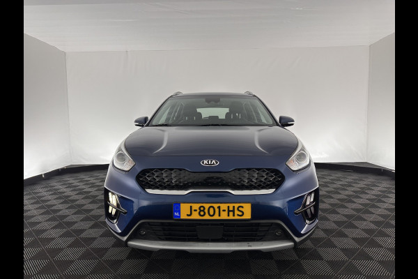 Kia Niro 1.6 GDi Hybrid DynamicLine (INCL-BTW) Aut. *NAVI-FULLMAP | KEYLESS | ADAPTIVE-CRUISE | 1/2-LEATHER | CAMERA | ECC | PDC | LANE-ASSIST | COMFORT-SEATS  | SHIFT-PADDLES | TOWBAR | 16"ALU*