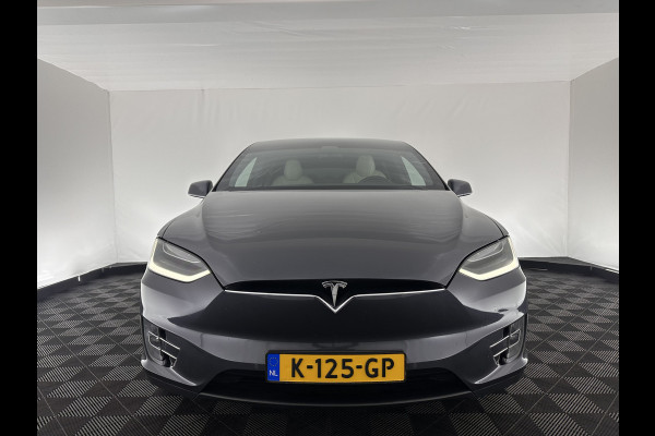 Tesla Model X Long Range [ 3-Fase ] (INCL-BTW) *7-PERS | AUTO-PILOT | FULL-LEATHER | NAVI-FULLMAP | FULL-LED | TOWBAR | AIR-SUSPENSION | DIGI-COCKPIT | KEYLESS | CAMERA | DAB+ | COMFORT-SEATS | AMBIENT-LIGHT | CARPLAY | 22''ALU