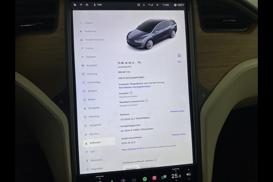 Tesla Model X Long Range [ 3-Fase ] (INCL-BTW) *7-PERS | AUTO-PILOT | FULL-LEATHER | NAVI-FULLMAP | FULL-LED | TOWBAR | AIR-SUSPENSION | DIGI-COCKPIT | KEYLESS | CAMERA | DAB+ | COMFORT-SEATS | AMBIENT-LIGHT | CARPLAY | 22''ALU