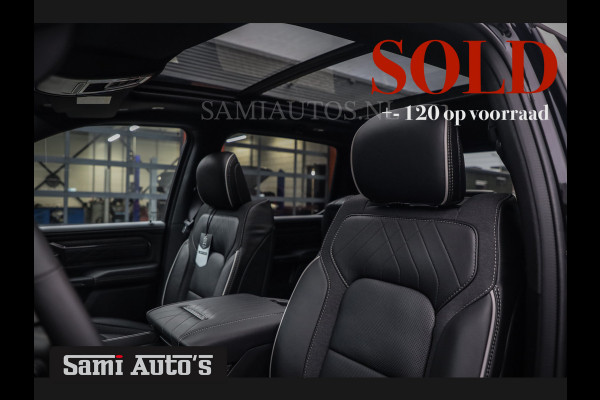 Dodge Ram 1500 LIMITED NIGHT H.O 540 PK 706 Nm | XB9 | MASSAGE | BOM VOL | CREW CAB | DUBBELE CABINE | GRIJSKENTEKEN | 5 PERSOONS | DE MEEST LUXUEUZE en BEGEERDE Pick-up