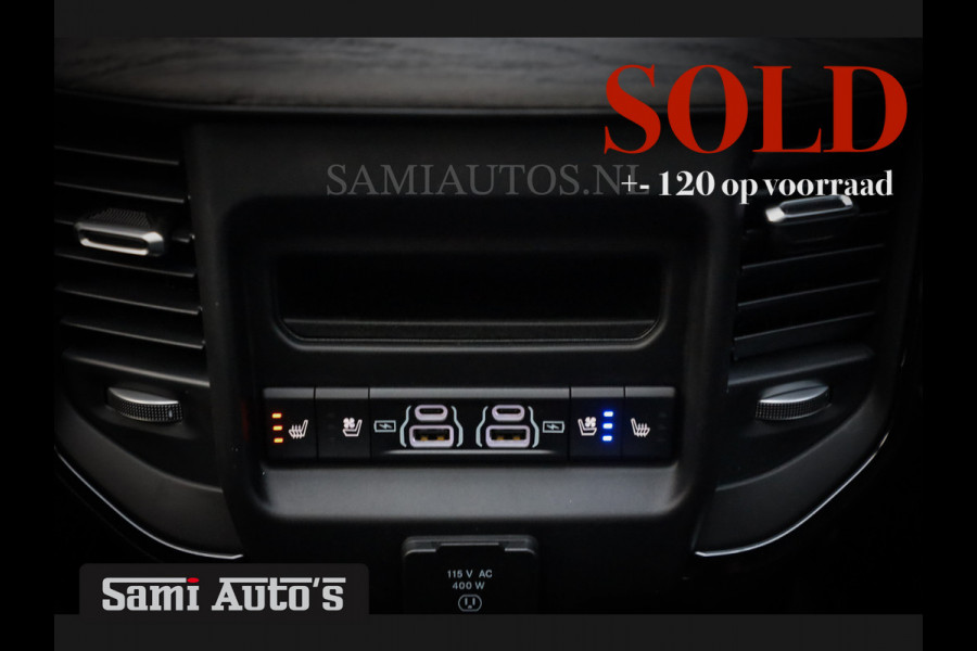 Dodge Ram 1500 LIMITED NIGHT H.O 540 PK 706 Nm | XB9 | MASSAGE | BOM VOL | CREW CAB | DUBBELE CABINE | GRIJSKENTEKEN | 5 PERSOONS | DE MEEST LUXUEUZE en BEGEERDE Pick-up