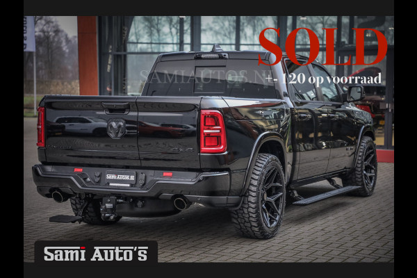 Dodge Ram 1500 LIMITED NIGHT H.O 540 PK 706 Nm | XB9 | MASSAGE | BOM VOL | CREW CAB | DUBBELE CABINE | GRIJSKENTEKEN | 5 PERSOONS | DE MEEST LUXUEUZE en BEGEERDE Pick-up