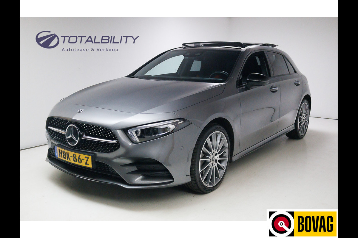 Mercedes-Benz A-Klasse 250 e Premium Plus AMG 218 PK | Pano | Leer | Head-up | Trekhaak Widescreen, 19 inch, 360 camera, VOL!!!