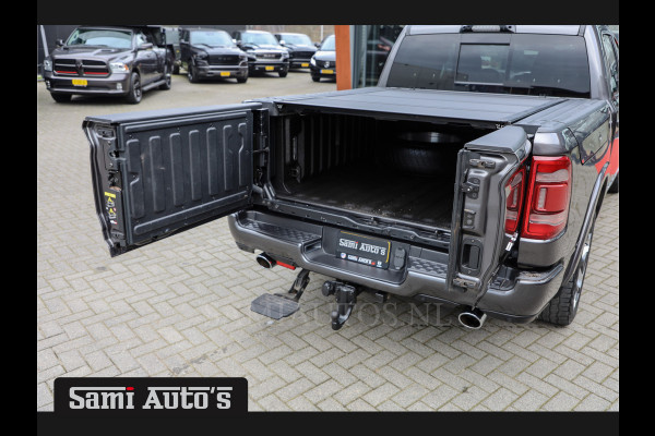 Dodge Ram 1500 LIMITED RAMBOX | LUCHTVERING | 5.7 V8 4X4 | MULTI TAILGATE | HUD | ADAPTIVE CRUISE | EERSTE EIGENAAR | LPG PRINS | 3500KG 360 CAMERA | LANE ASSIST | MEMORY SEATS | DUBBELE CABINE | CREWCAB