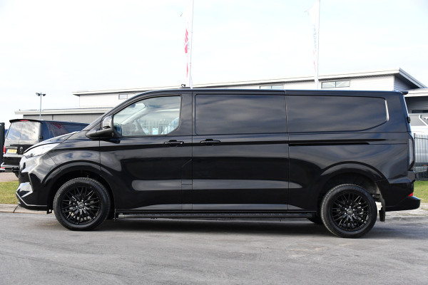 Ford Transit Custom 320 2.0 TDCI L2H1 Black Edition Limited Virtual, Adaptieve Cruise, Camera, Carplay, 170PK, Automaat, LED, Multimedia, Sensoren, Stoelverwarming, UNIEK!