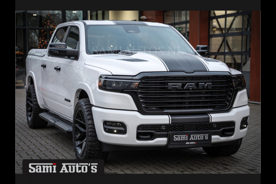 Dodge Ram 420PK 636 Nm | 14,4 SCHERM + 10.2 INCH PASSENGER SCREEN | PRIJS MET LPG EN COVER EN GARANTIE | DUBBELE CABINE | PICK UP | 5 PERSOONS | DC | GRIJSKENTEKEN | VOORAAD 2223 - 5047