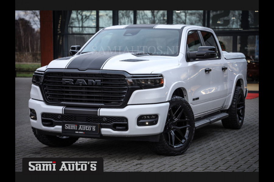 Dodge Ram 420PK 636 Nm | 14,4 SCHERM + 10.2 INCH PASSENGER SCREEN | PRIJS MET LPG EN COVER EN GARANTIE | DUBBELE CABINE | PICK UP | 5 PERSOONS | DC | GRIJSKENTEKEN | VOORAAD 2223 - 5047