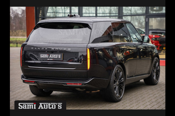 Land Rover Range Rover 3.0 P550e | NIGHT | GARANTIE TOT 14-03-2029 | HEAD-UP | ACHTERAS BESTURING | SOFT CLOSE | PHEV | 23 INCH VELGEN | PANORAMADAK | STUURVERWARMING | STOEL KOELING | Fabrieksgarantie tot 14-03-2029 – Geniet van gemoedsrust met uitgebreide dekking tot deze datum. GZK-71-D