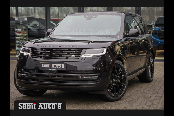 Land Rover Range Rover 3.0 P550e | NIGHT | GARANTIE TOT 14-03-2029 | HEAD-UP | ACHTERAS BESTURING | SOFT CLOSE | PHEV | 23 INCH VELGEN | PANORAMADAK | STUURVERWARMING | STOEL KOELING | Fabrieksgarantie tot 14-03-2029 – Geniet van gemoedsrust met uitgebreide dekking tot deze datum. GZK-71-D