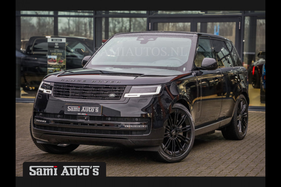 Land Rover Range Rover 3.0 P550e | NIGHT | GARANTIE TOT 14-03-2029 | HEAD-UP | ACHTERAS BESTURING | SOFT CLOSE | PHEV | 23 INCH VELGEN | PANORAMADAK | STUURVERWARMING | STOEL KOELING | Fabrieksgarantie tot 14-03-2029 – Geniet van gemoedsrust met uitgebreide dekking tot deze datum. GZK-71-D