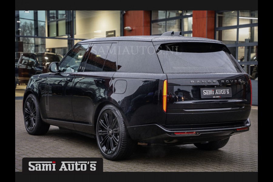 Land Rover Range Rover 3.0 P550e | NIGHT | GARANTIE TOT 14-03-2029 | HEAD-UP | ACHTERAS BESTURING | SOFT CLOSE | PHEV | 23 INCH VELGEN | PANORAMADAK | STUURVERWARMING | STOEL KOELING | Fabrieksgarantie tot 14-03-2029 – Geniet van gemoedsrust met uitgebreide dekking tot deze datum. GZK-71-D