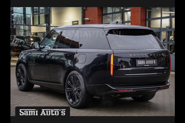 Land Rover Range Rover 3.0 P550e | NIGHT | GARANTIE TOT 14-03-2029 | HEAD-UP | ACHTERAS BESTURING | SOFT CLOSE | PHEV | 23 INCH VELGEN | PANORAMADAK | STUURVERWARMING | STOEL KOELING | Fabrieksgarantie tot 14-03-2029 – Geniet van gemoedsrust met uitgebreide dekking tot deze datum. GZK-71-D