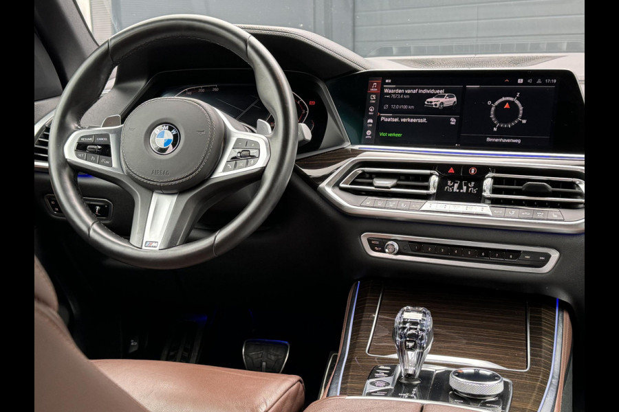 BMW X5 xDrive40i High Executive 7p. Navi,Clima,Cruise Adaptief,Leder,Camera,LM Velgen 22'',Stoelverwarming,341pk