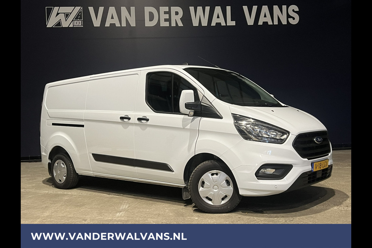 Ford Transit Custom 2.0 TDCI 131pk L2H1 Euro6 Airco | Apple Carplay | LED | Stoelverwarming | 2800kg Trekvermogen Android Auto, Cruisecontrol, Verwarmde voorruit, Parkeersensoren, Bijrijdersbank