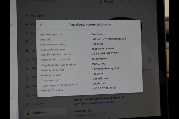 Tesla Model 3 Long Range 75kWh 463PK FSD-Full Self Driving Computer-3 Premium Audio 4wd  18" Lmv AutoPilot Panoramadak Camera's Leder Adaptive Stoel en achterbank verwarming Keyless Electr.Stoelen+Memory+Easy-Entry WiFi Origineel Nederlandse auto Grootste accu, Tot 16,5kwh thuis laden.