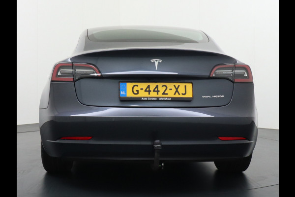 Tesla Model 3 Long Range 75kWh 463PK FSD-Full Self Driving Computer-3 Premium Audio 4wd  18" Lmv AutoPilot Panoramadak Camera's Leder Adaptive Stoel en achterbank verwarming Keyless Electr.Stoelen+Memory+Easy-Entry WiFi Origineel Nederlandse auto Grootste accu, Tot 16,5kwh thuis laden.