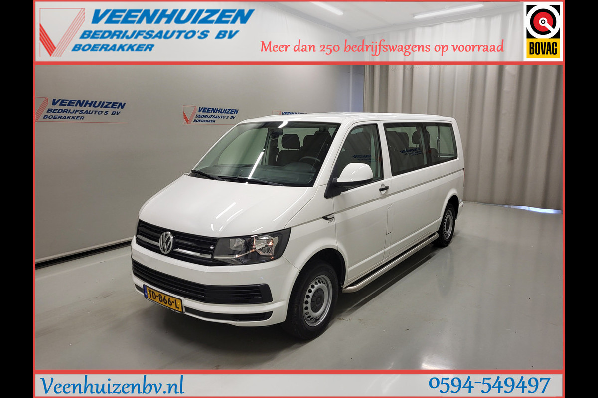 Volkswagen Transporter Kombi 2.0TSI L2/H1 Personenbus 9-Persoons Excl. BTW Bpm vrij Benzine!