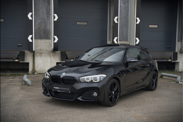 BMW 1-serie 118i Edition M-Sport Shadow High Executive | Harman Kardon | Panoramadak | Stoelverwarming | Stuurverwarming | Keyless | Camera | Navigatie | Shadowline | DAB | PDC |