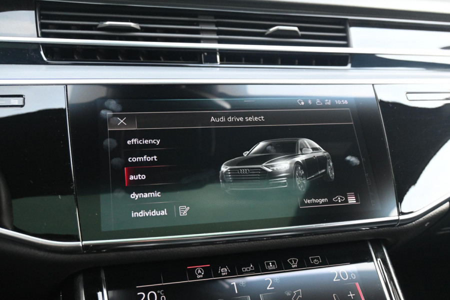 Audi A8 55 TFSI quattro Lang *Bang & Olufsen / Stoel- massage & ventilatie / Panorama / HUD / Soft-Close*