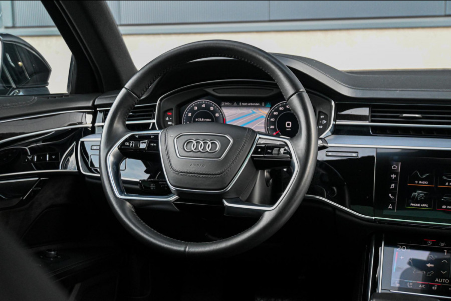 Audi A8 55 TFSI quattro Lang *Bang & Olufsen / Stoel- massage & ventilatie / Panorama / HUD / Soft-Close*