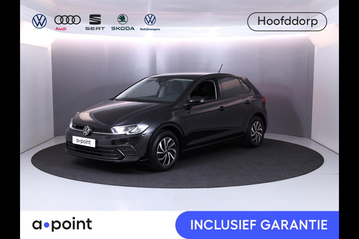 Volkswagen Polo 1.0 TSI Life 95 pk | Private lease vanaf € 469,- pm | Verlengde garantie | Navigatie via App | Parkeersensoren | Achteruitrijcamera | Adaptieve cruise control | Stoelverwarming |