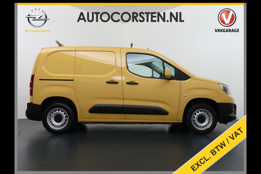 Opel Combo 1.5D L1H1 Edition 13x Op voorraad! 3-Persoons Airco Cruise Control Bluetooth Elektr.ramen Elektr.spiegels+Verwarmd Centr.Vergr+a Schuifdeur Betonplex vloer Lat om Lat betimmering Super Nette Combo!