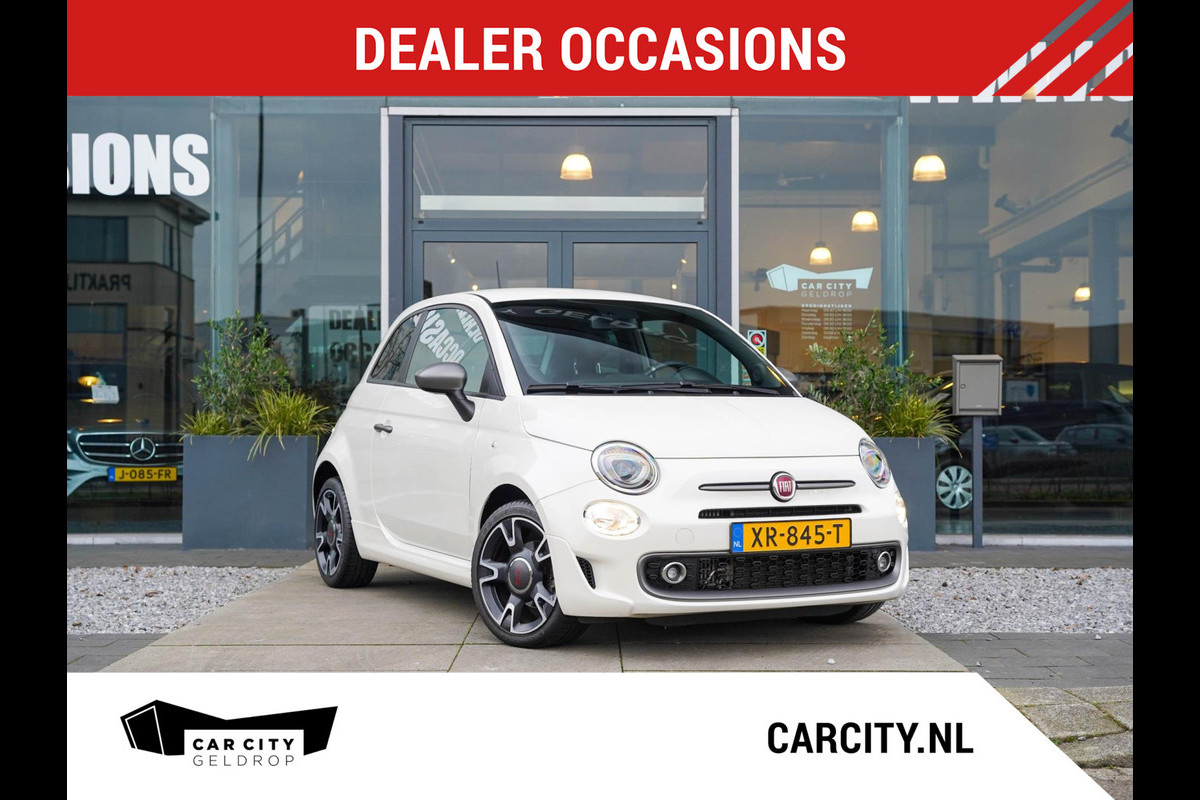 Fiat 500 0.9 TwinAir Turbo Sport! / CarPlay / Cruise / Sensoren / DAB / Parelmoer