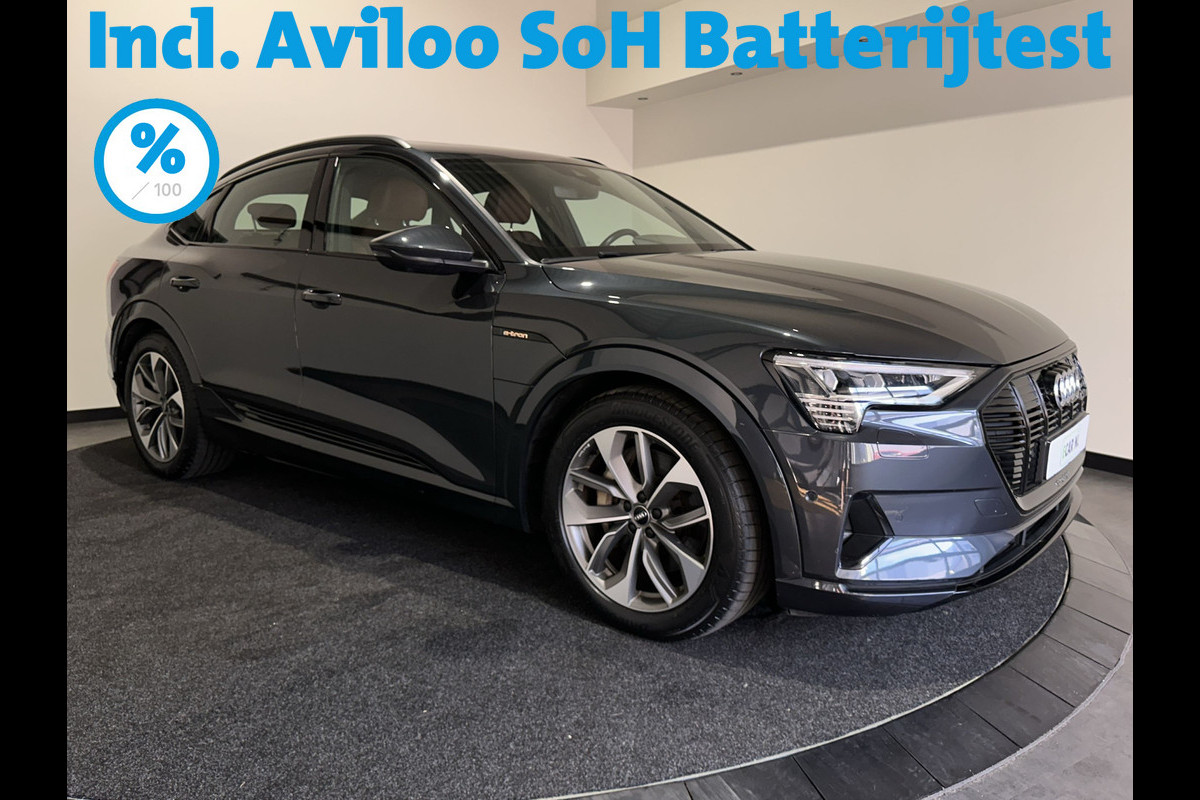 Audi e-tron Sportback 55 quattro Business edition 95 kWh | Afneembare trekhaak | Topview 360 graden camera | Bang & Olufsen sound Deze maand gratis laadpas met € 500,- laad tegoed!