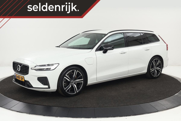 Volvo V60 2.0 T6 Recharge AWD R-Design | Trekhaak | Stoel & stuurverwarming | Adaptive cruise | Carplay | Camera | Keyless | Navigatie | Full LED | Dodehoek detectie | Half leder