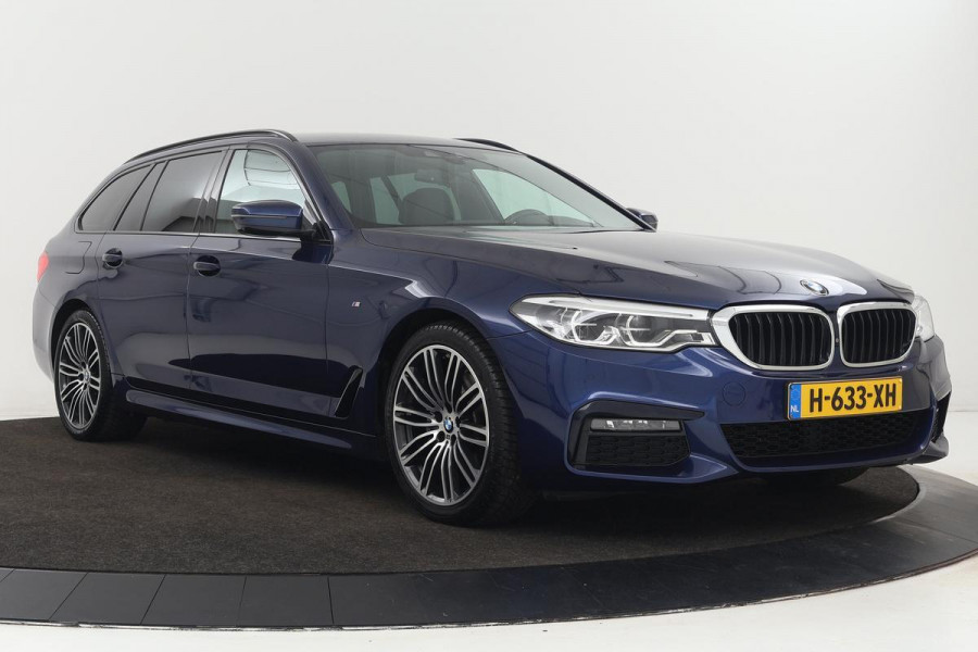 BMW 5 Serie 520i High Executive Edition | M Sport | Head-Up | Trekhaak | 360 camera | Leder | Stoelverwarming | Camera | Sfeerverlichting | Navigatie | Full LED | Memory | Dodehoek detectie