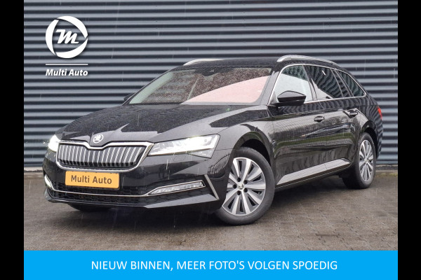 Škoda Superb Combi 1.4 TSI iV Business Edition Plug In Hybrid PHEV | Sportstoelen Memory & Verwarmd | Crystal LED | Trekhaak af Fabriek | Apple Carplay | Navigatie | Stoel & Stuurverwarming | Virtual | DAB |