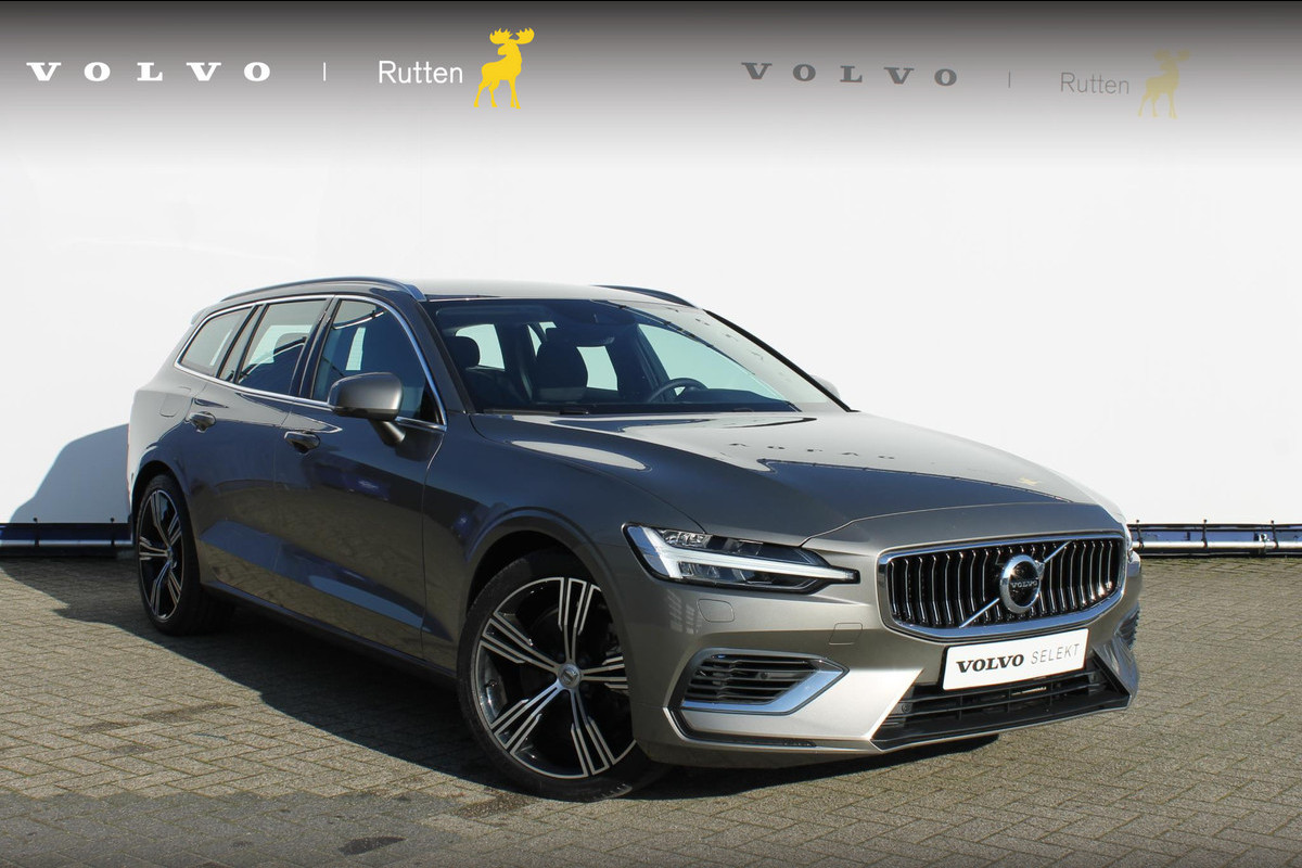 Volvo V60 T8 455PK Automaat Long Range Recharge AWD Adaptieve Cruise Control / Apple Carplay / Verwarmbare buitenste zittingen achterbank / Verwarmbare voorstoelen / DAB+