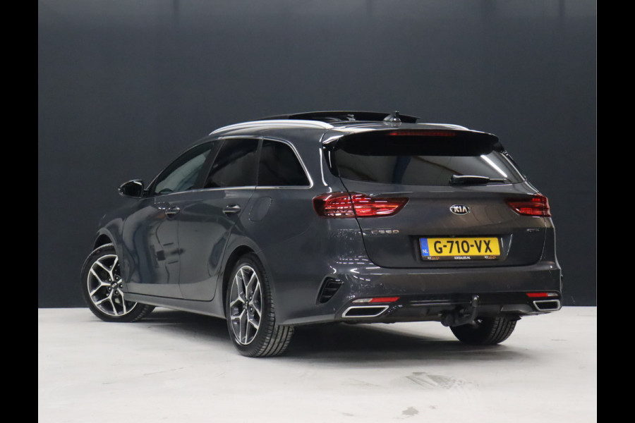 Kia Ceed Sportswagon 1.0 T-GDi GT-PlusLine [APPLE CARPLAY, TREKHAAK, SCHUIFDAK, CAMERA, JBL, STUURVERWARMING, STOELVERWARMING VOOR/ACHTER, ELEKTRISCHE STOELEN, HALF LEDER, CRUISE, NIEUWSTAAT]