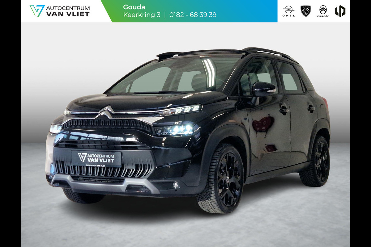 Citroën C3 Aircross 1.2 PureTech Shine Automaat | Elektrisch dakraam | Leder | Voorruitverwarming | Navigatie | Achteruitrijcamera