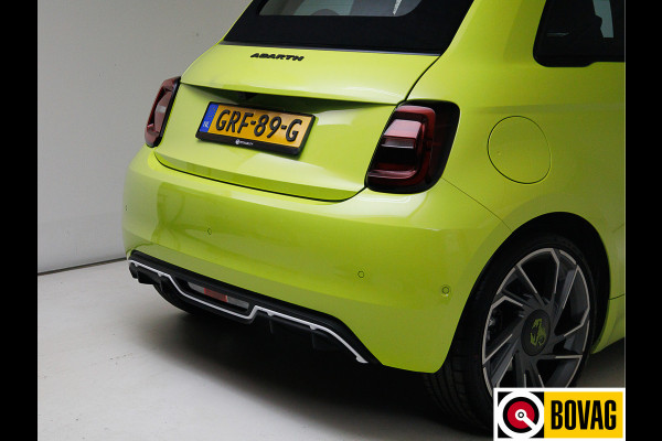 Abarth 500C Cabrio Scorpionissima 42 kWh 155 PK | JBL | Camera | Stoelverwarming PDC, 18" LMV, Navigatie. Sportstoelen