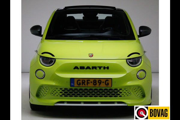 Abarth 500C Cabrio Scorpionissima 42 kWh 155 PK | JBL | Camera | Stoelverwarming PDC, 18" LMV, Navigatie. Sportstoelen