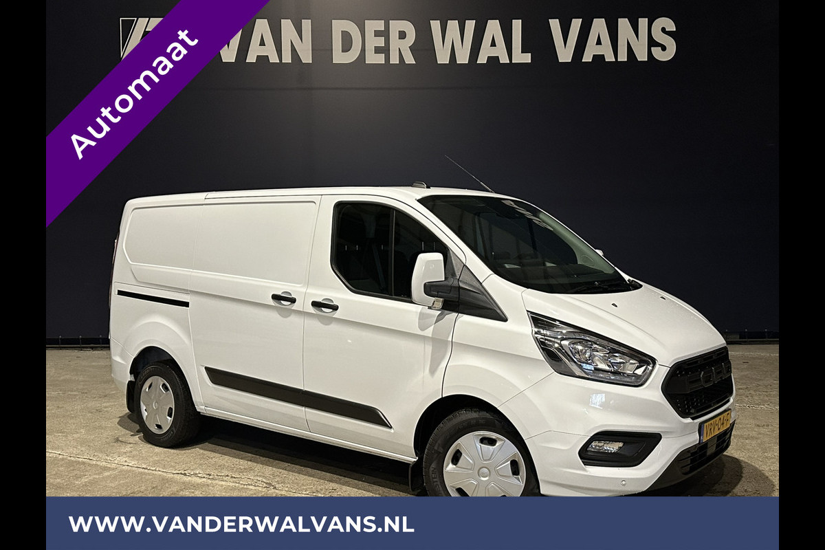 Ford Transit Custom 2.0 TDCI 130pk Automaat L1H1 Euro6 Airco | Camera | LED | Apple Carplay | Cruisecontrol Parkeersensoren, Trekhaak, Verwarmde voorruit, Bijrijdersbank