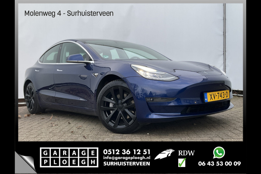 Tesla Model 3 Long Range AWD 75 kWh Elek-Klep Trekhaak Autopilot Pano Leder Nav/Cam!