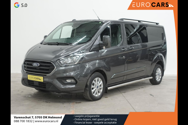 Ford Transit Custom 300 2.0 TDCI L2H1 Limited Dubbele Cabine Automaat 2x Schuifdeur Navigatie Parkeersensoren Cruise Control Trekhaak